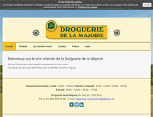 Tablet Screenshot of droguerie-majorie.ch